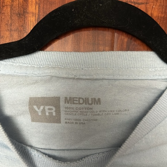 Y2K Reckless T-Shirt | Light Blue | Medium | Used Like New - Picture 4 of 4
